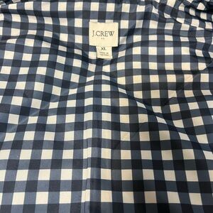 J. Crew Women’s Navy Blue Checkered Vest